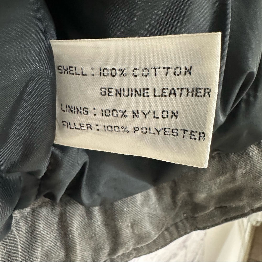 Hein Gerick Motorcycle Jacket 100% Cotton with Genuine Leather Trim Shell men’s - Picture 13 of 14